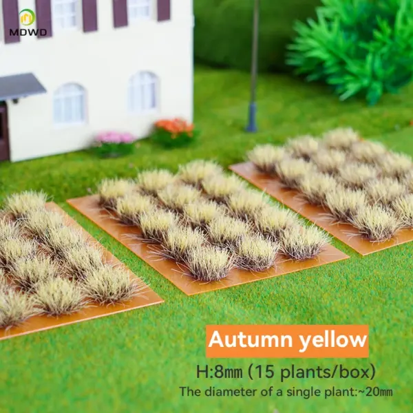 15pcs Miniature Flower Grass Clusters 8mm-10mm - Image 4