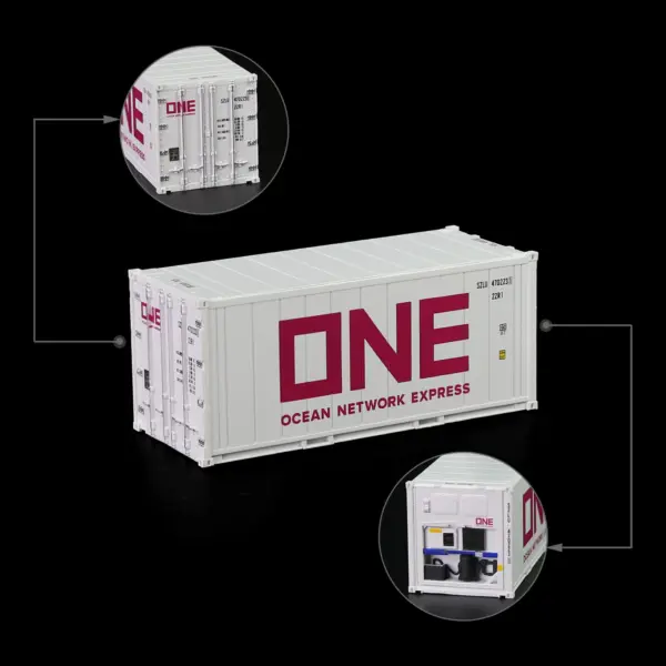 HO Scale 20ft Hi-Cube Reefer Container - Image 13