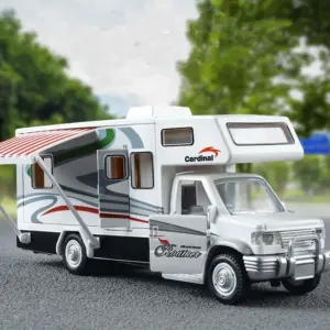 1:28 Alloy Diecast Luxury Caravan Model 11 S95665b25675b42908b85d888b541d3eaq