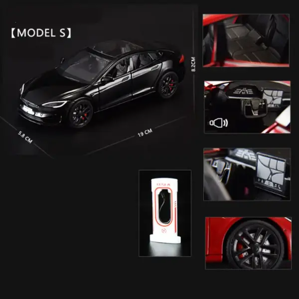1:24 Alloy Model Y 3 S SUV Diecast Car - Image 17