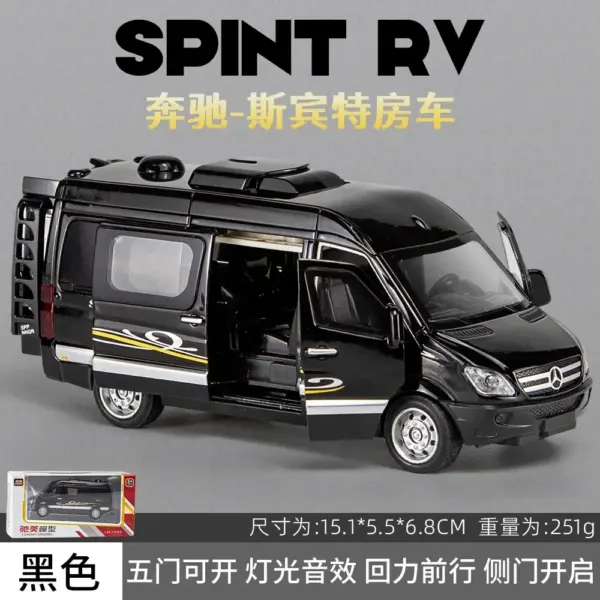 1:32 Mercedes Benz Sprinter Diecast Model Car - Image 8