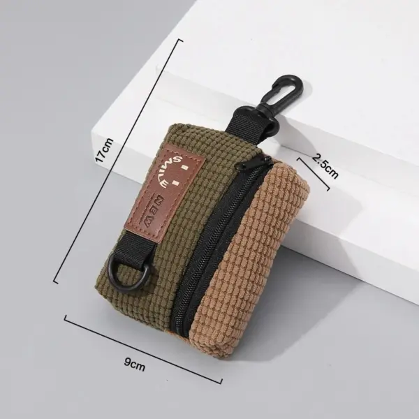 Brown Corduroy Cycling Sports Backpack - Image 6
