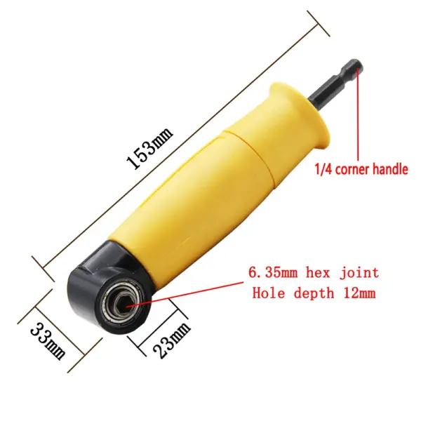 Yellow 90 Degree Hexagonal Angle Tool - Image 4
