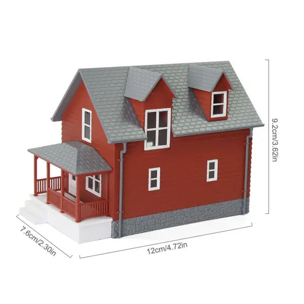 Evemodel HO Scale 1:87 Model Village House - Image 3