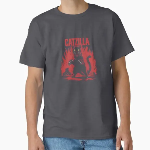 Vintage Sunset Cat Lover T-Shirt for Men - Image 9