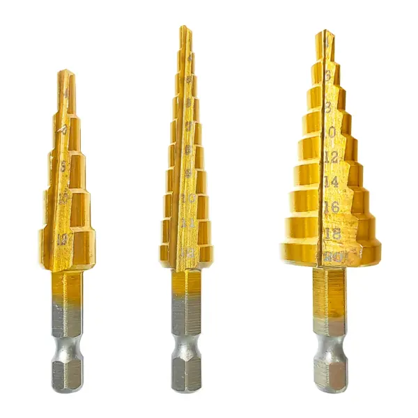 Titanium Plated Hexagonal Ladder Drill Bit Set - Image 4