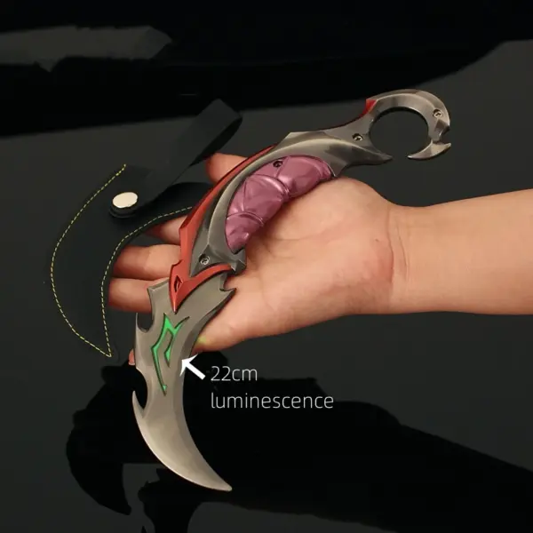 Valorant Melee Reaver 2.0 Karambit Keychain - Image 25