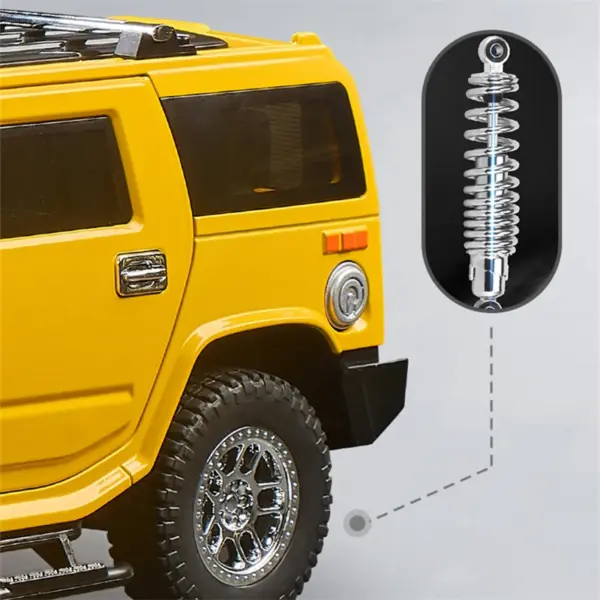 1/18 Hummer H2 Diecast SUV Model with Lights - Image 6
