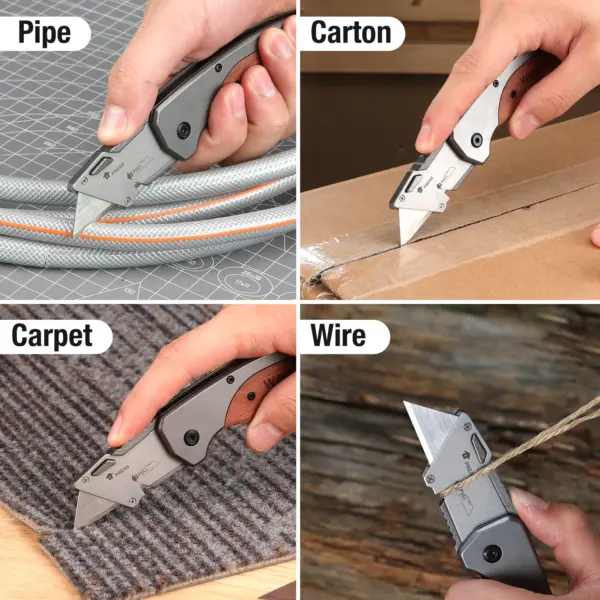 WORKPRO Folding Utility Knife with 10 Blades - Image 6