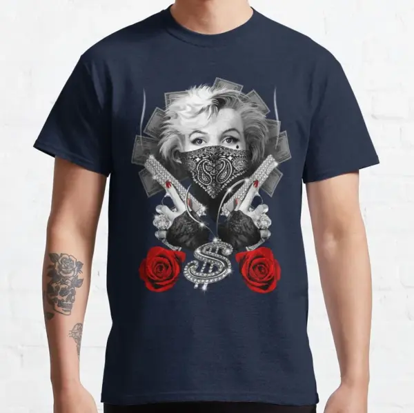 Marilyn Monroe Vintage Graphic T-Shirt Large - Image 6