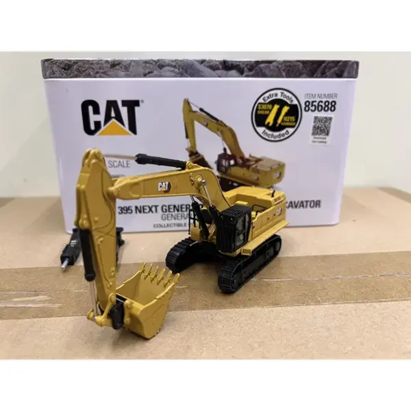 Diecast Alloy CAT 395 Excavator Model Set - Image 6