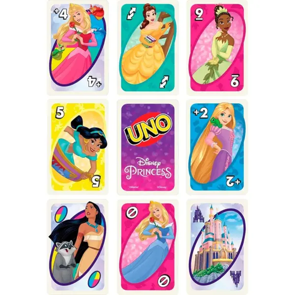 Disney Princesses UNO Card Game for All Ages - Image 4