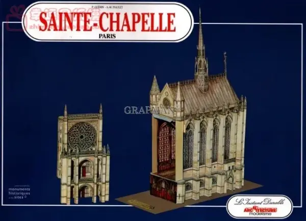 Hand-painted Paper Model DIY Architecture Kit - Image 11