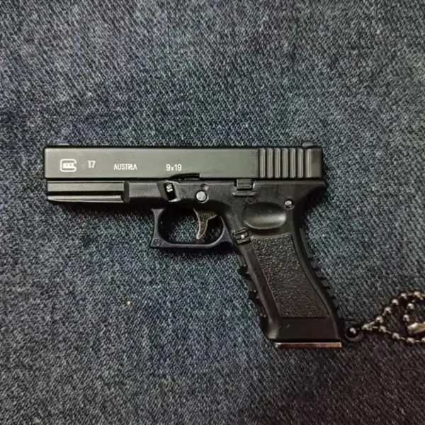 Mini G17 Alloy Pistol Keychain Pendant - Image 16