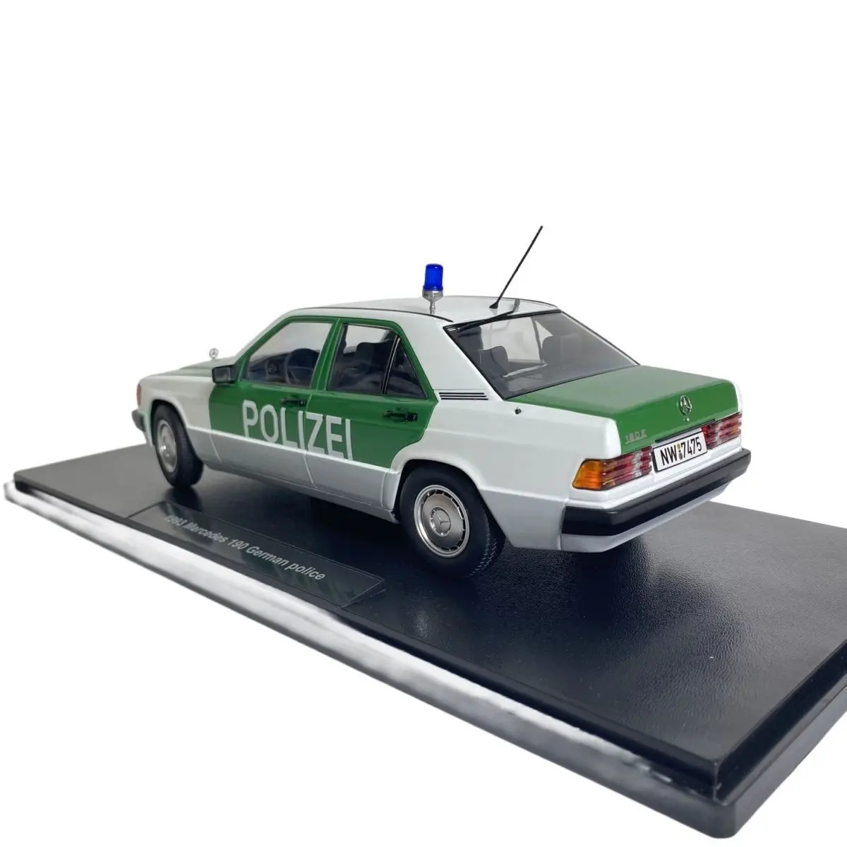 Mercedes Benz 190 W201 Police Car Model 1/18 5 Mercedes Benz 190 W201 Police Car Model 1/18 - Image 5