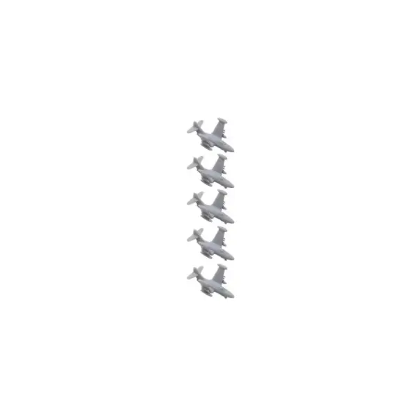 5PCS F9F Panther Resin Aircraft Models 1/2000-1/350 - Image 9