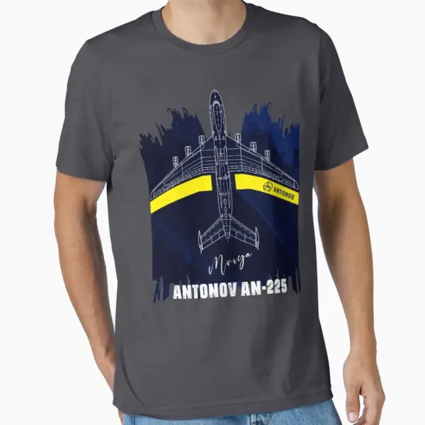 Antonov AN225 Mriya Cargo Aircraft T-Shirt - Image 10