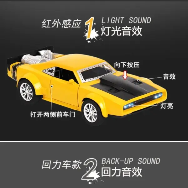 1:32 Scale Dodge Charger R/T Diecast Model - Image 5