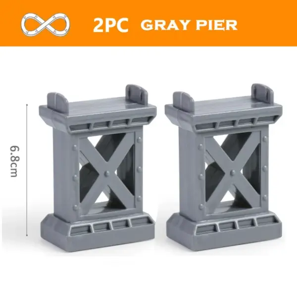 Wooden Train Track Accessories for Railway Fun - Image 20