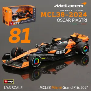 Bburago 1:43 McLaren MCL38 Diecast Model Car 38 S97f90b5570ac4c2fbac71619c8ae4f2a2