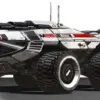 Mass Effect M35 Mako 3D Paper Model Kit