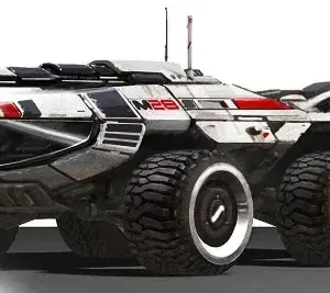 Mass Effect M35 Mako 3D Paper Model Kit