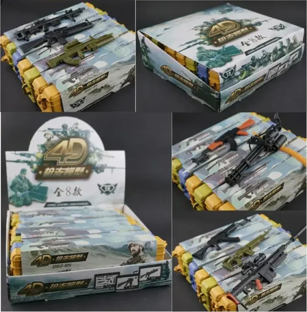 1/6 Scale 4D Assemble Gun Model Set 8pcs - Image 4