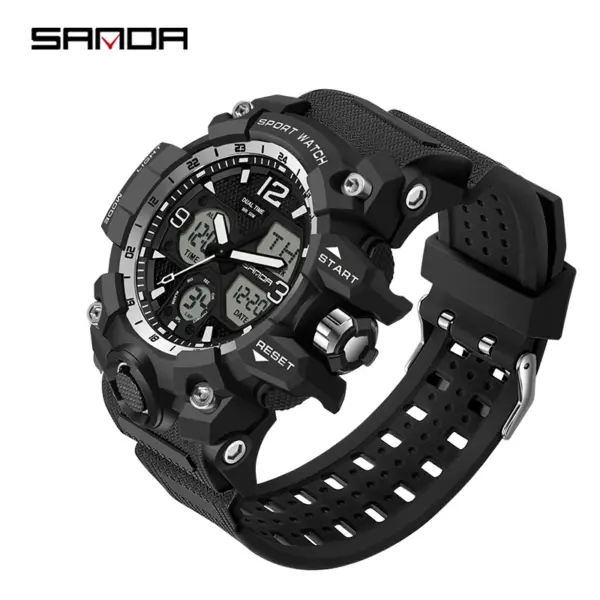SANDA 6030 Military Quartz Men's Watch - Image 9