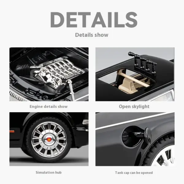 1:24 Scale HONGQI L5 Alloy Diecast Limousine - Image 6