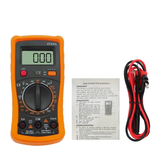 XL830L VC830L Handheld Digital Multimeter - Image 11
