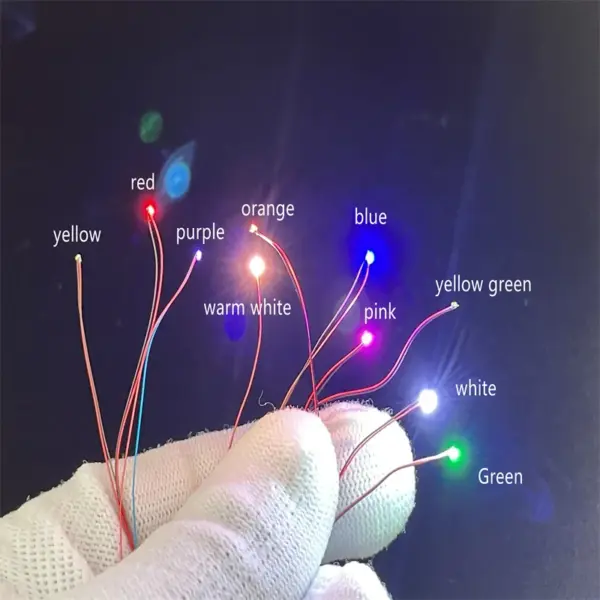 0402 SMD Wired LED Lights for Model Trains - Image 2
