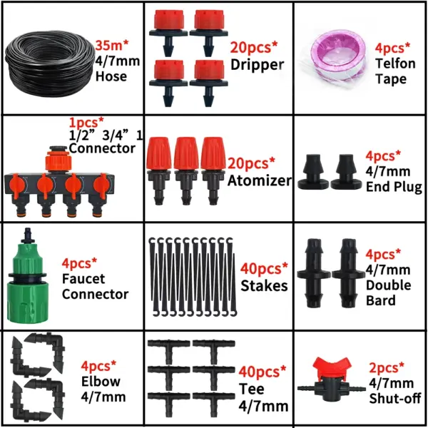 Automatic Garden Micro Drip Irrigation Kit - Image 7