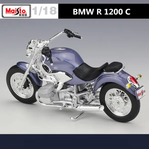 Maisto 1:18 BMW R1200C Diecast Motorcycle Model - Image 5
