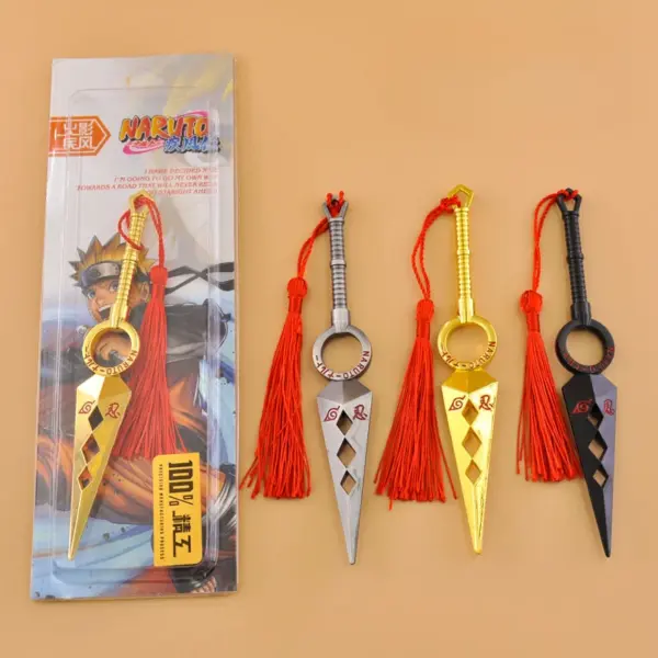 Naruto Tricolor Metal Kunai Replica 5.5-inch - Image 2