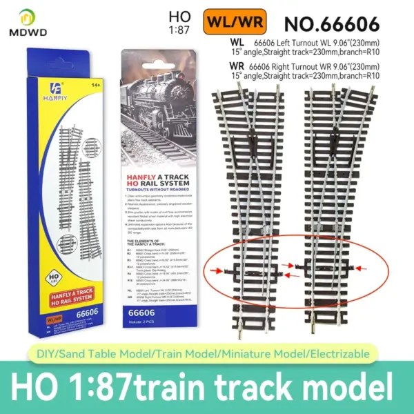 HO Scale 1:87 Nickel Silver Curved Track Model - Image 5