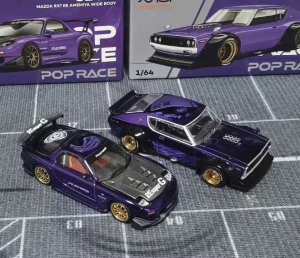 Xcartoys 1/64 Skyline GT-R V8 Drift Model