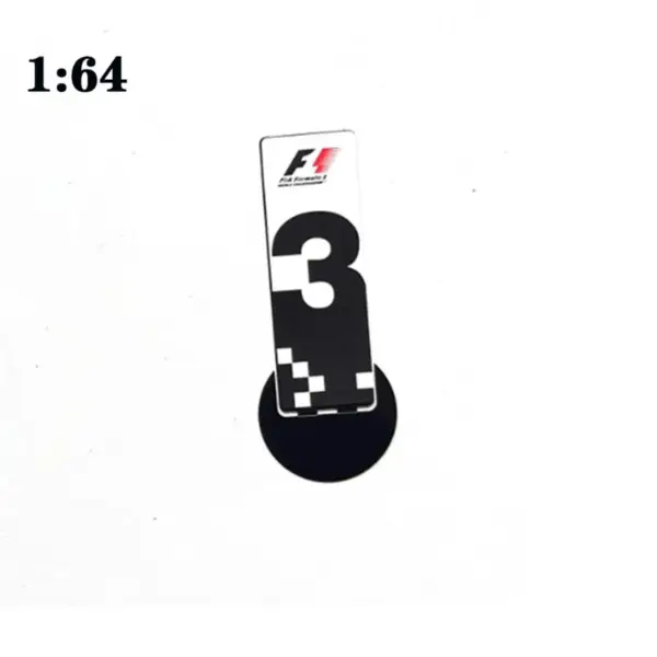 1:64 Scale F1 Parking Plate Model Decoration - Image 14