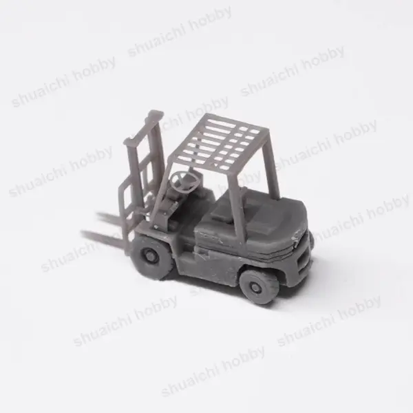 2PCS 1/350 Scale Resin Forklift Model Set - Image 2