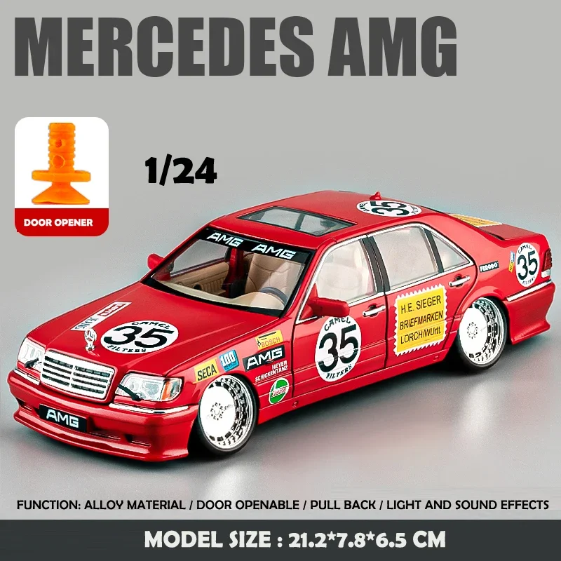 Diecast 1/24 Scale Benz W140 Model Car 12 Diecast 1/24 Scale Benz W140 Model Car - Image 12
