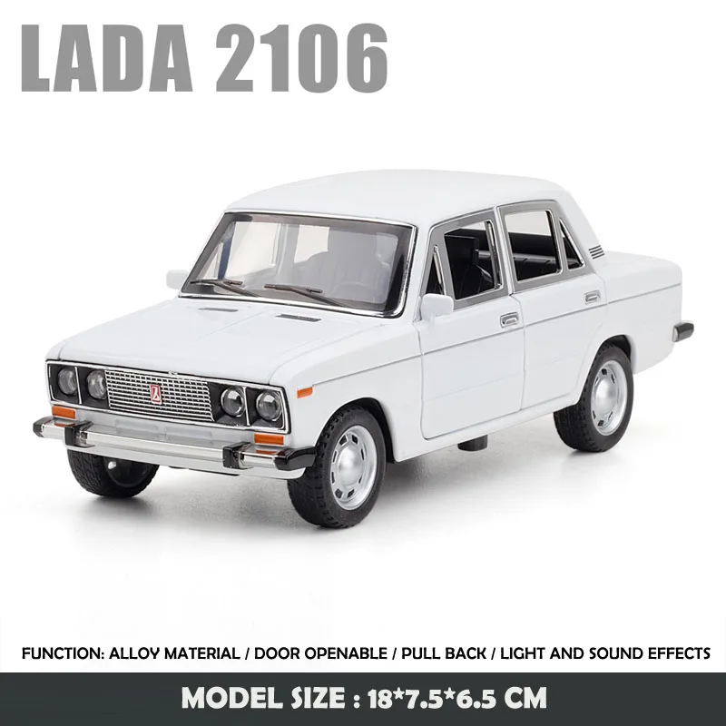 1:24 Scale LADA Vintage Diecast Car Model 7 1:24 Scale LADA Vintage Diecast Car Model - Image 7