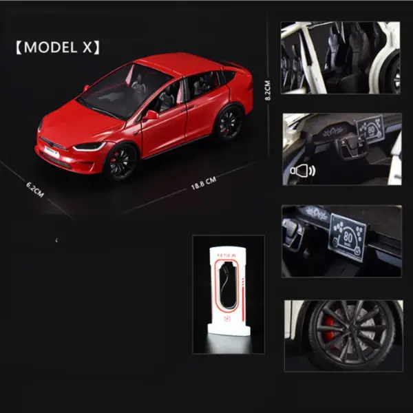 1:24 Alloy Model Y 3 S SUV Diecast Car - Image 15