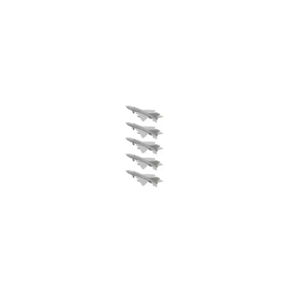 5PCS Mig-21 Fighter Jet Model Set - Image 7