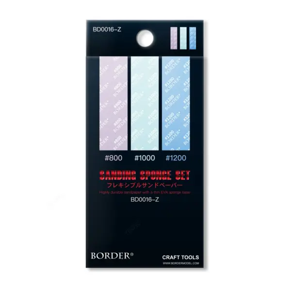 Flexible Sandpaper Sponge for Model Making 18pcs - Image 4