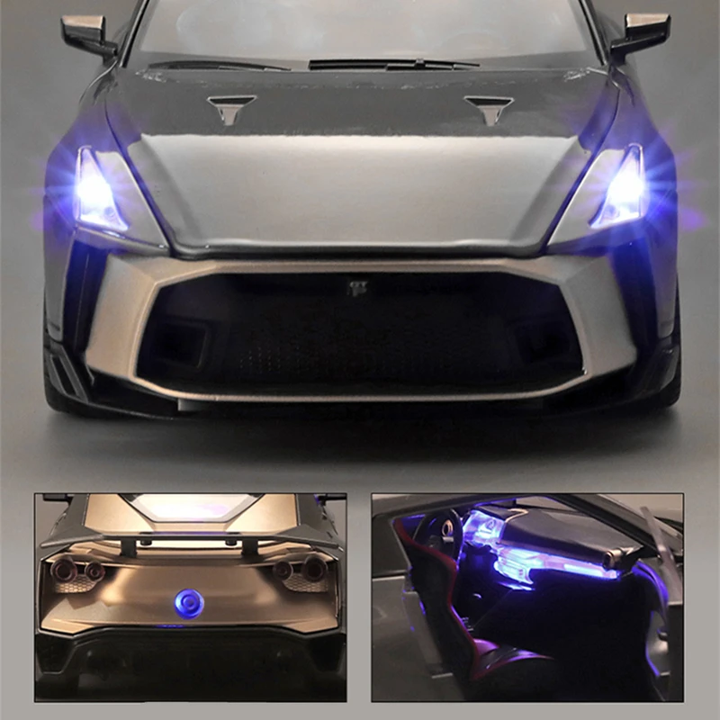 1:18 Niaasn GT-R GTR Alloy Diecast Car Model 3 1:18 Niaasn GT-R GTR Alloy Diecast Car Model - Image 3