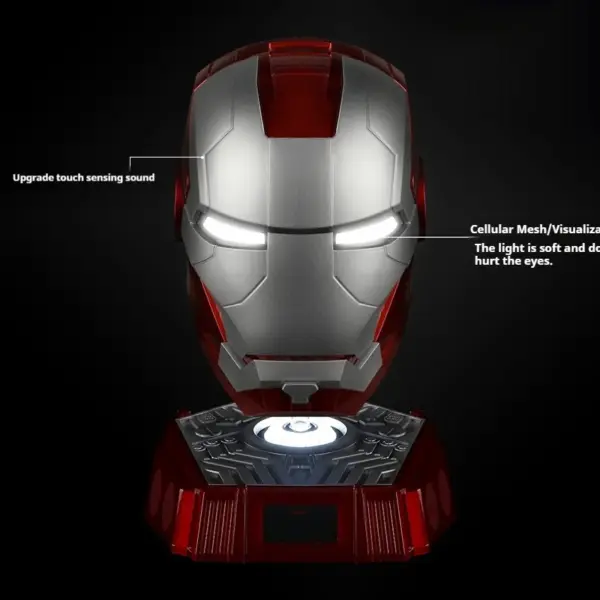 Iron Man Mk5 Helmet Black Gold Edition - Image 9