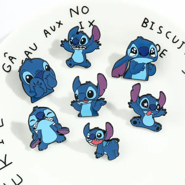 Lilo & Stitch Enamel Brooch Pin Badge - Image 5