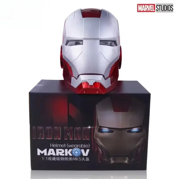 Iron Man Mk5 Helmet Black Gold Edition - Image 5