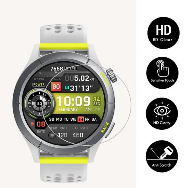 5PCS Tempered Glass Protector for Amazfit Cheetah - Image 2