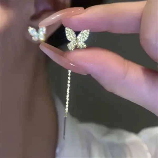 Vintage Butterfly Dangle Earrings for Women - Image 14