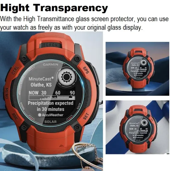 10PCS TPU Hydrogel Screen Protector for Garmin Instinct - Image 4